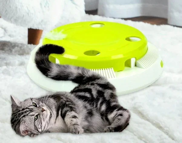 Juguete Eléctrico Giratorio Para Gatos | Central Mascotas Chile