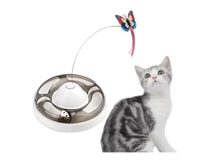 Juguete Interactivo Mariposa Para Gatos 2 En 1 | Central Mascotas Chile