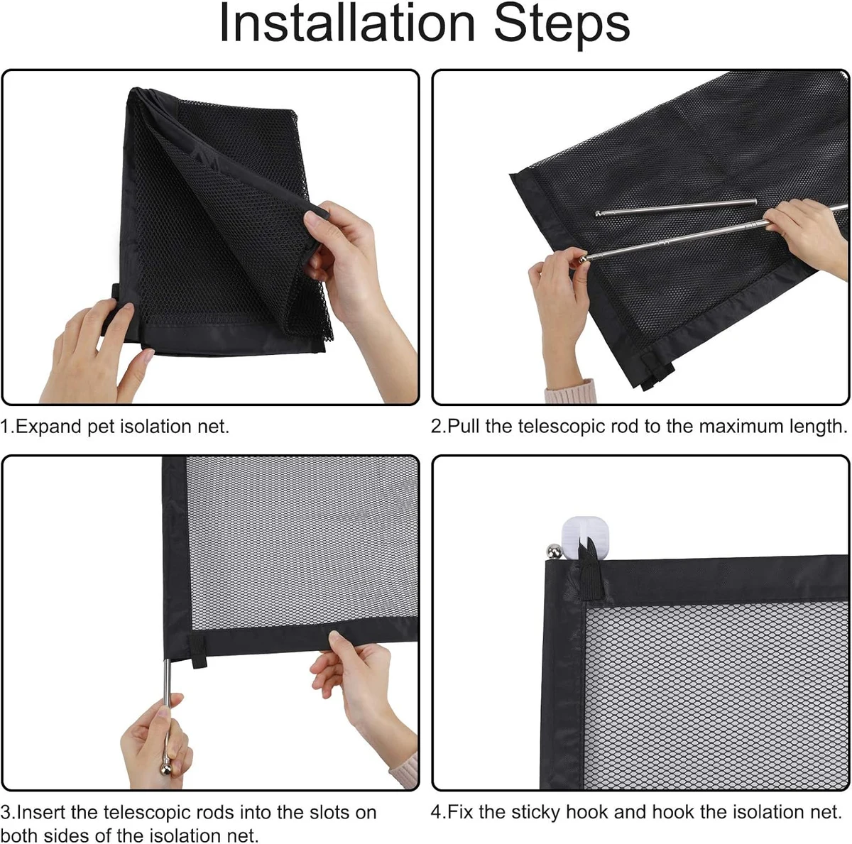 Barrera Plegable Para Perros 110x72cm | Central Mascotas Chile